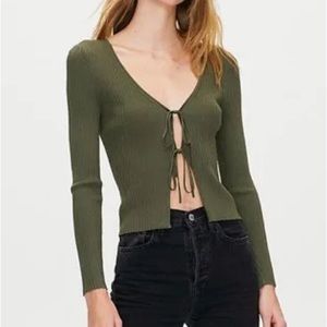 Wilfred Free Only Tie-Front Longsleeve - NWOT